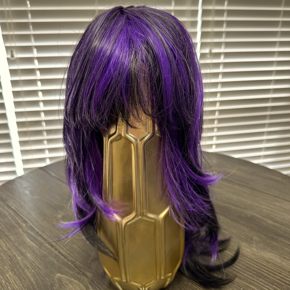 Sexy Purple and Black Wig